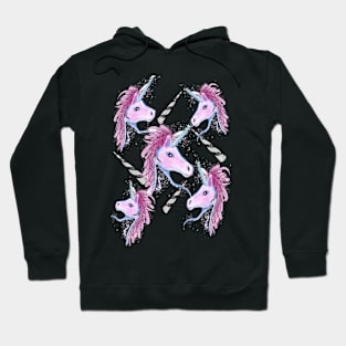 Unicorn pattern Hoodie